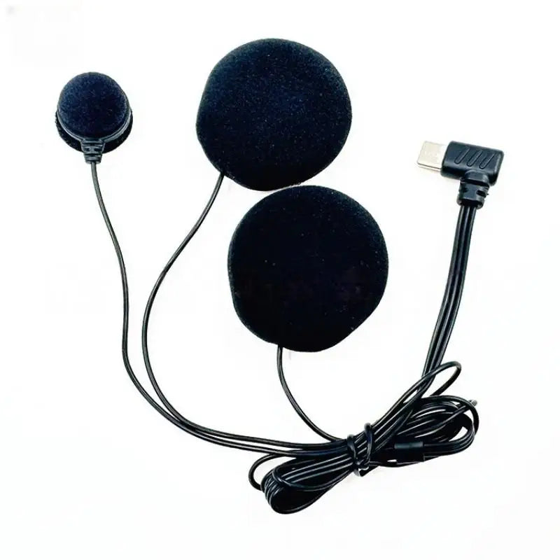 1Pcs Type-C Plug HD Noise Reduction Soft Mic For E1/X1 Bluetooth Motorcycle Full Face Helmet Headset