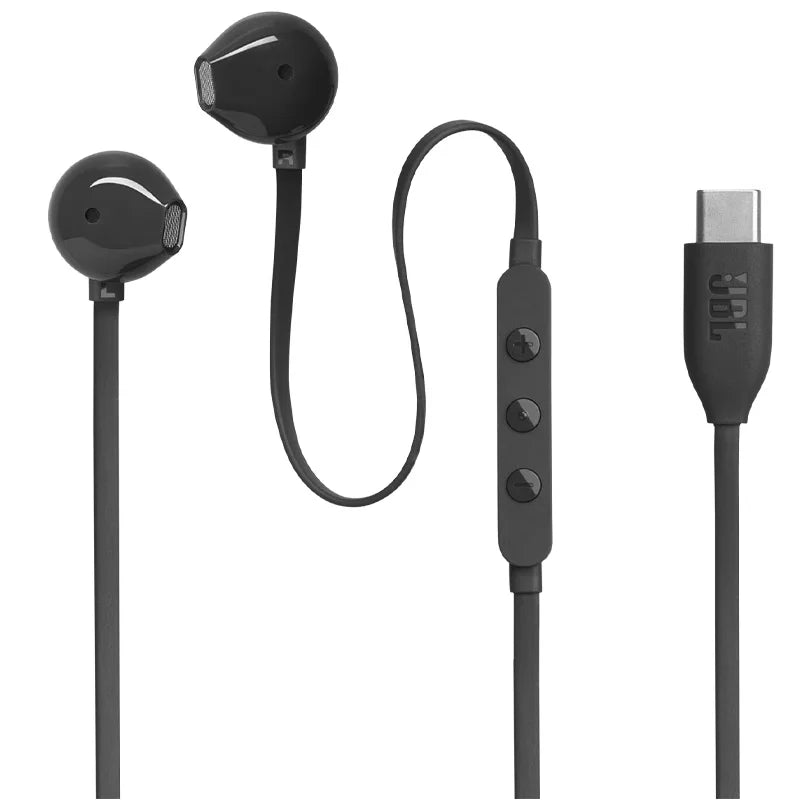 JBL TUNE 305C Wired Semi-in-ear Headphones Type-C Interface Built-in Microphone JBL Pure Low-Frequency Sound for Sports Call